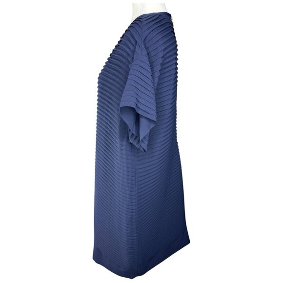 J.Crew‎ Women's Navy Blue Tiered Designer Shift Dress - Picture 3 of 15